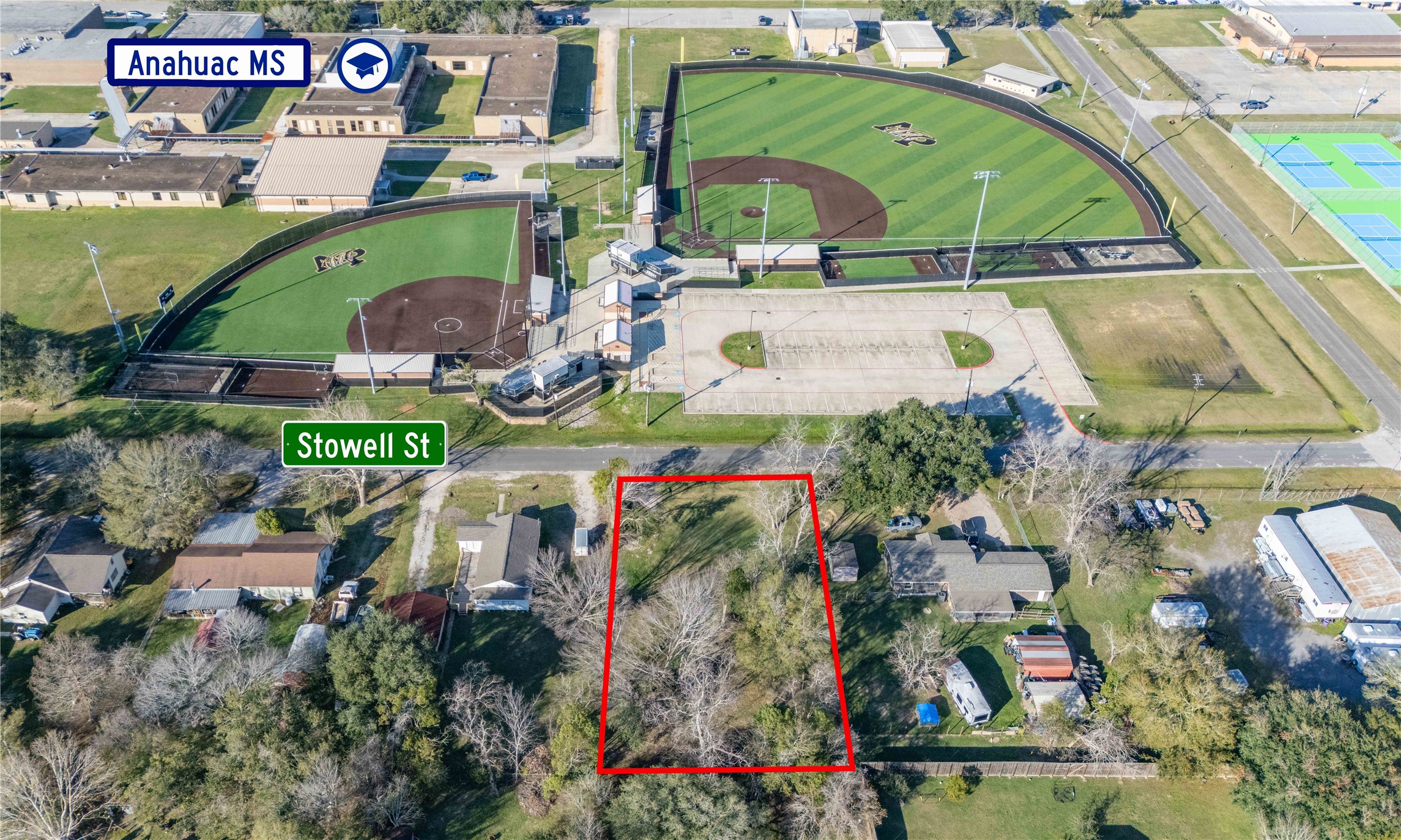 800 Stowell Street Anahuac, TX 77514 - Photo 8 of 8 an aerial view of a