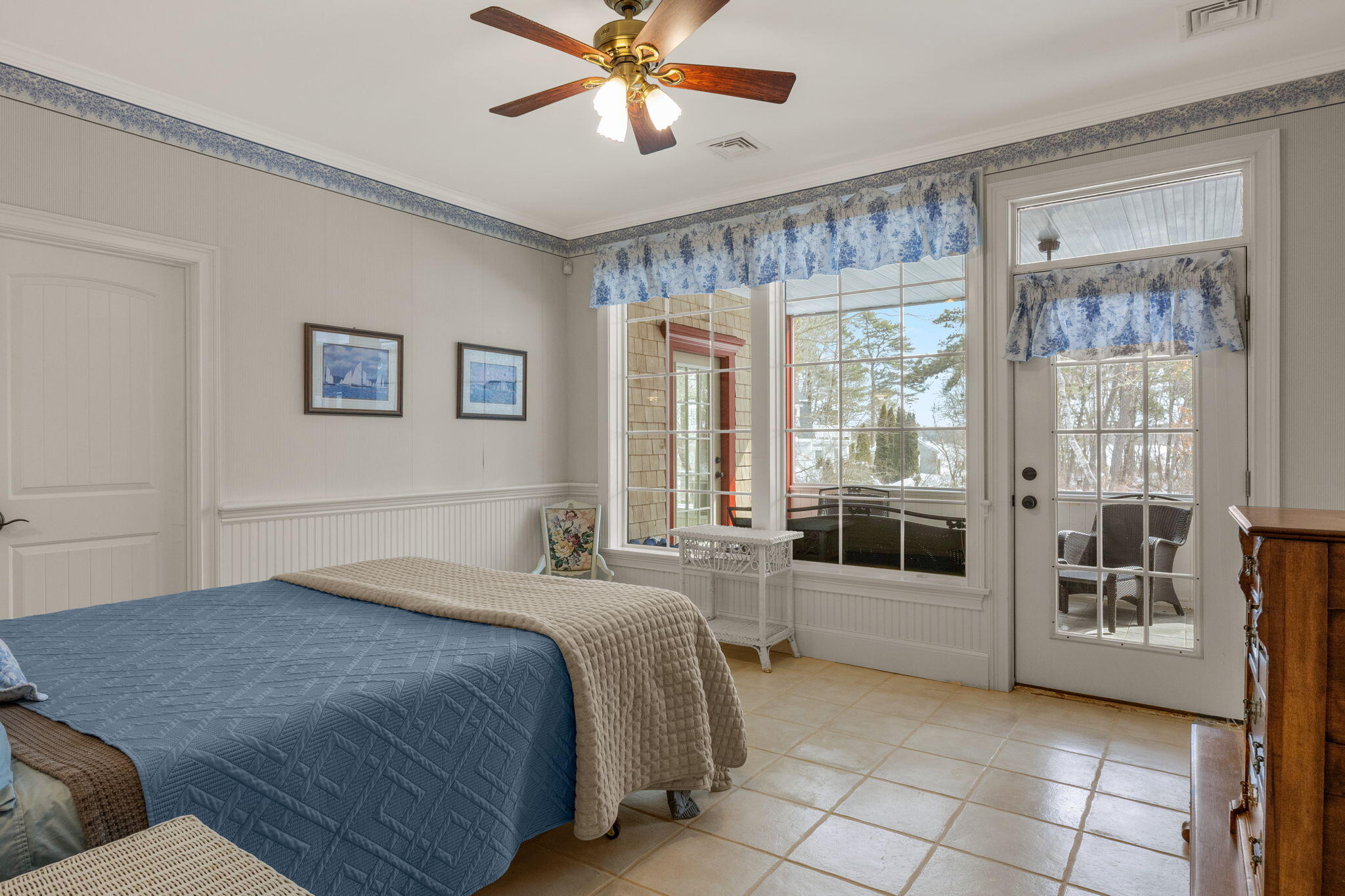 9 Horseshoe Bend Way Mashpee, MA 02649 - Photo 47 of 60 a spacious bedroom with a bed and glass windows