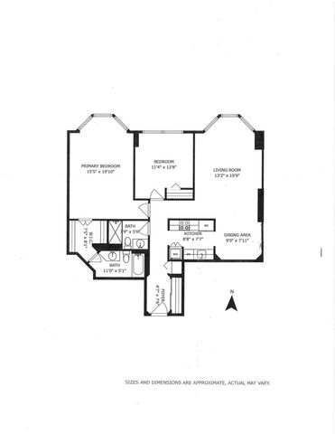 a view of city with tall buildings