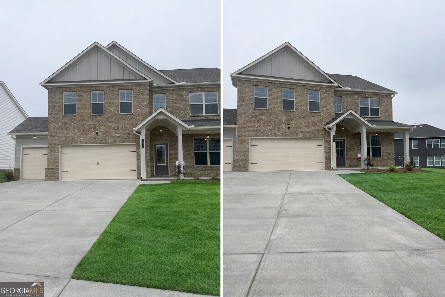 609 Villa Rica Springs Villa Rica, GA 30180 - Photo 2 of 9 a front view of a house with a yard and garage