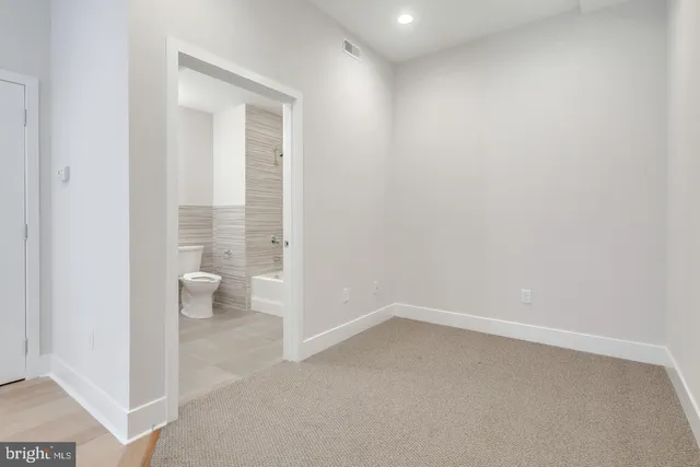 a bathroom with a toilet