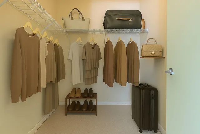 a view of a small space