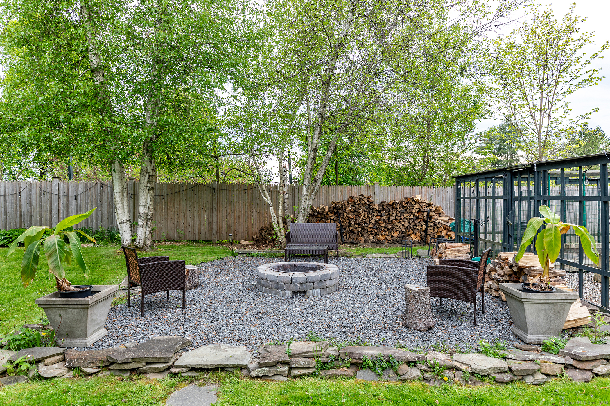 17 Rhynus Road Sharon, CT 06069 - Photo 27 of 30 a garden view with a seating space