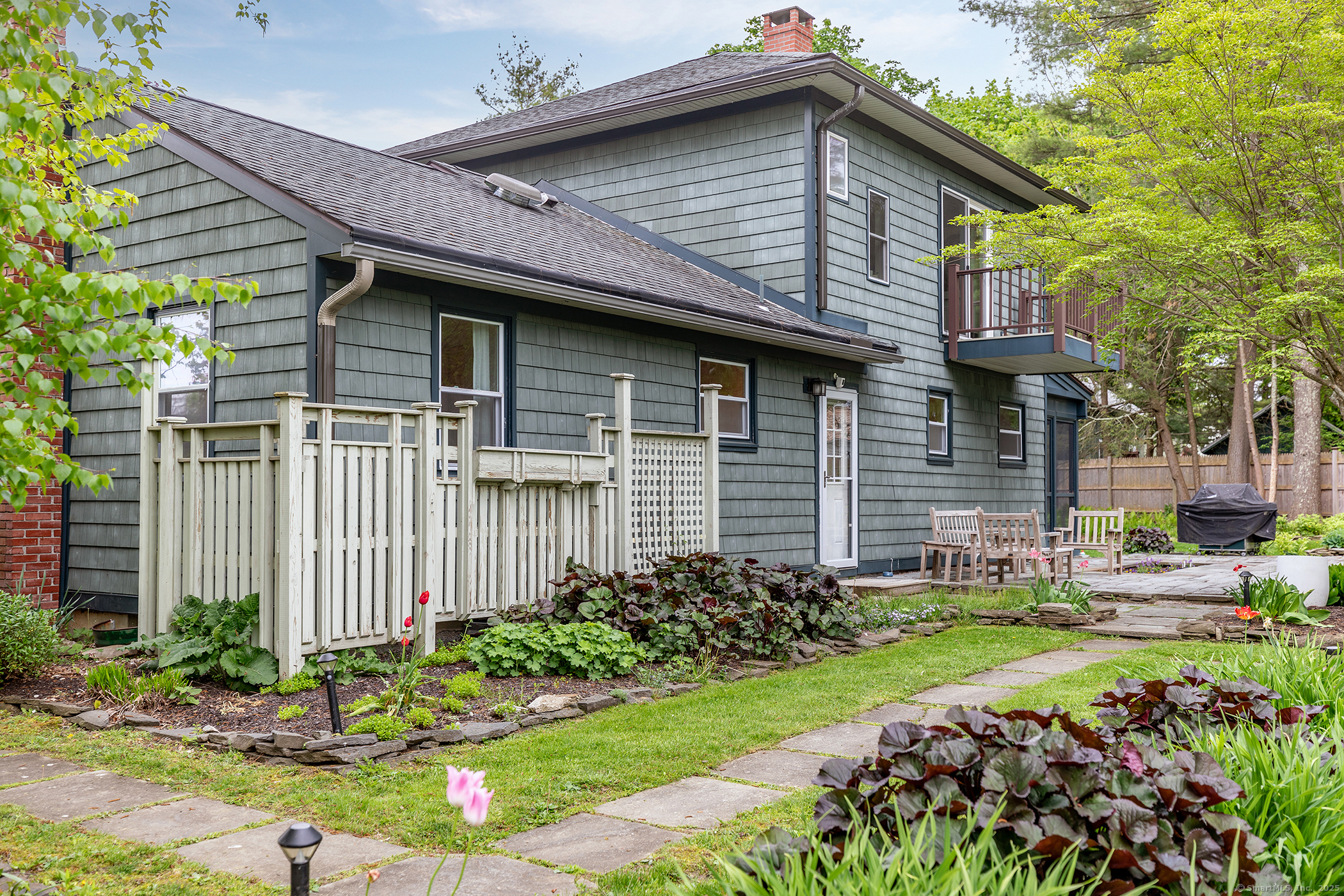 17 Rhynus Road Sharon, CT 06069 - Photo 30 of 30 a front view of a house with garden
