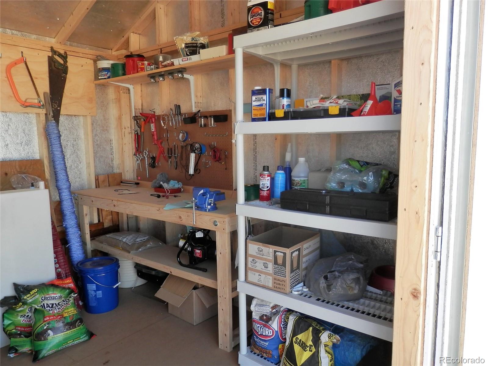 845 Montoya Road Lake George, CO 80827 - Photo 21 of 35 a view of storage and utility room