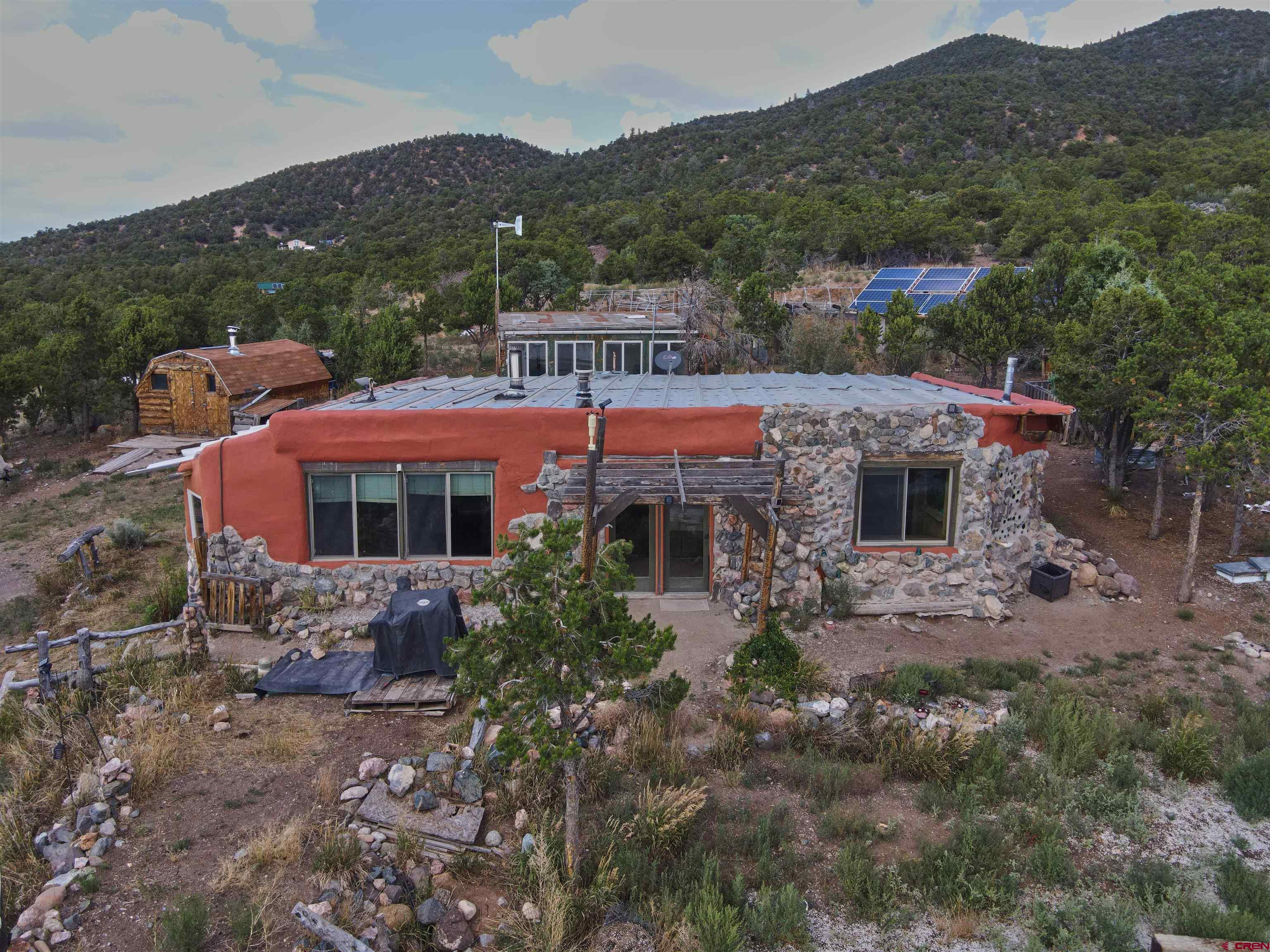 1380 Dunn Road Fort Garland, CO 81133 - Photo 44 of 45 an aerial view of a house