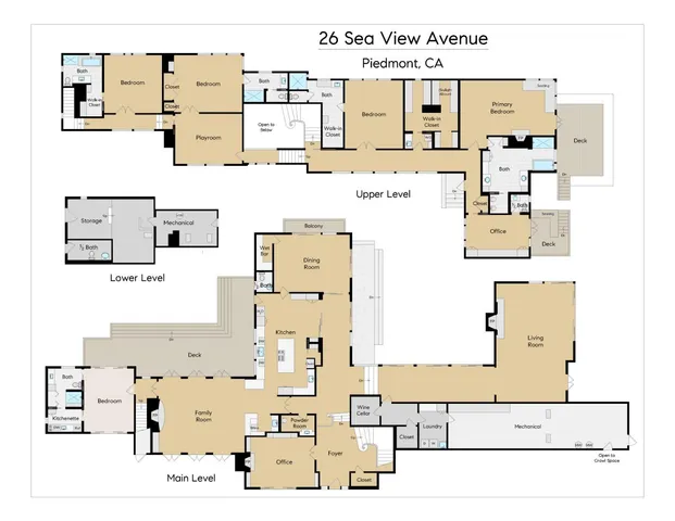 $15,000,000 | 26 Sea View Avenue, Piedmont, CA 94611