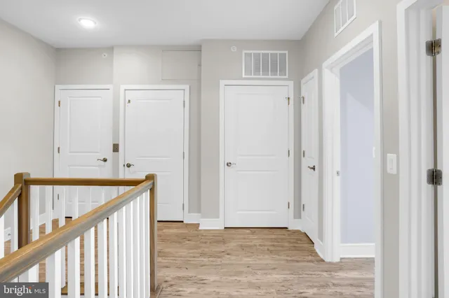 a view of an entryway door