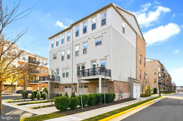a view of a building with a street