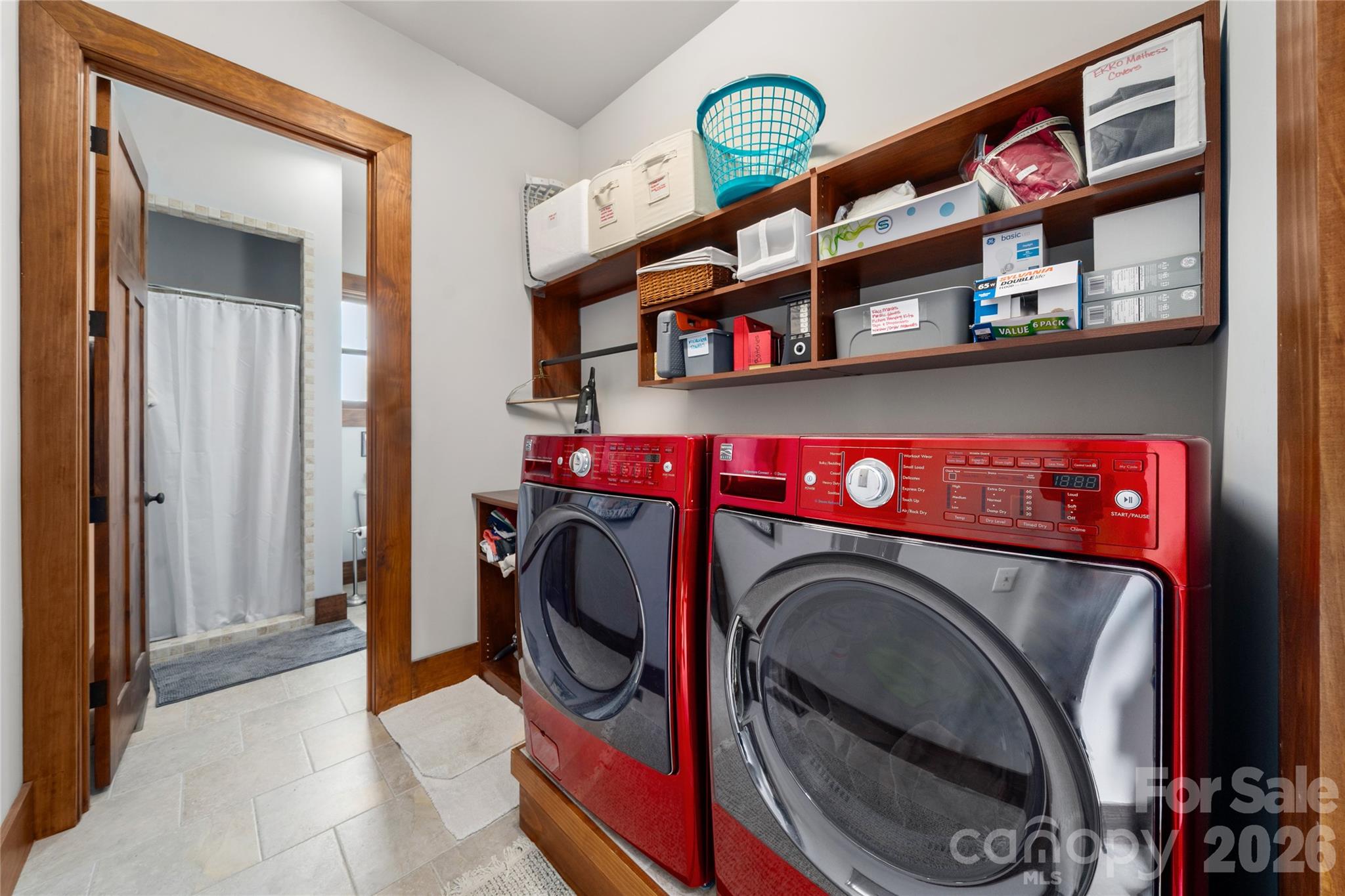 4862 Pinnacle Mountain Road Zirconia, NC 28790 - Photo 19 of 38 a utility room with dryer and washer