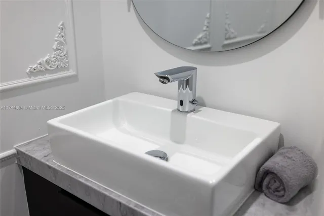 a view of a bath tub sitting in a bedroom