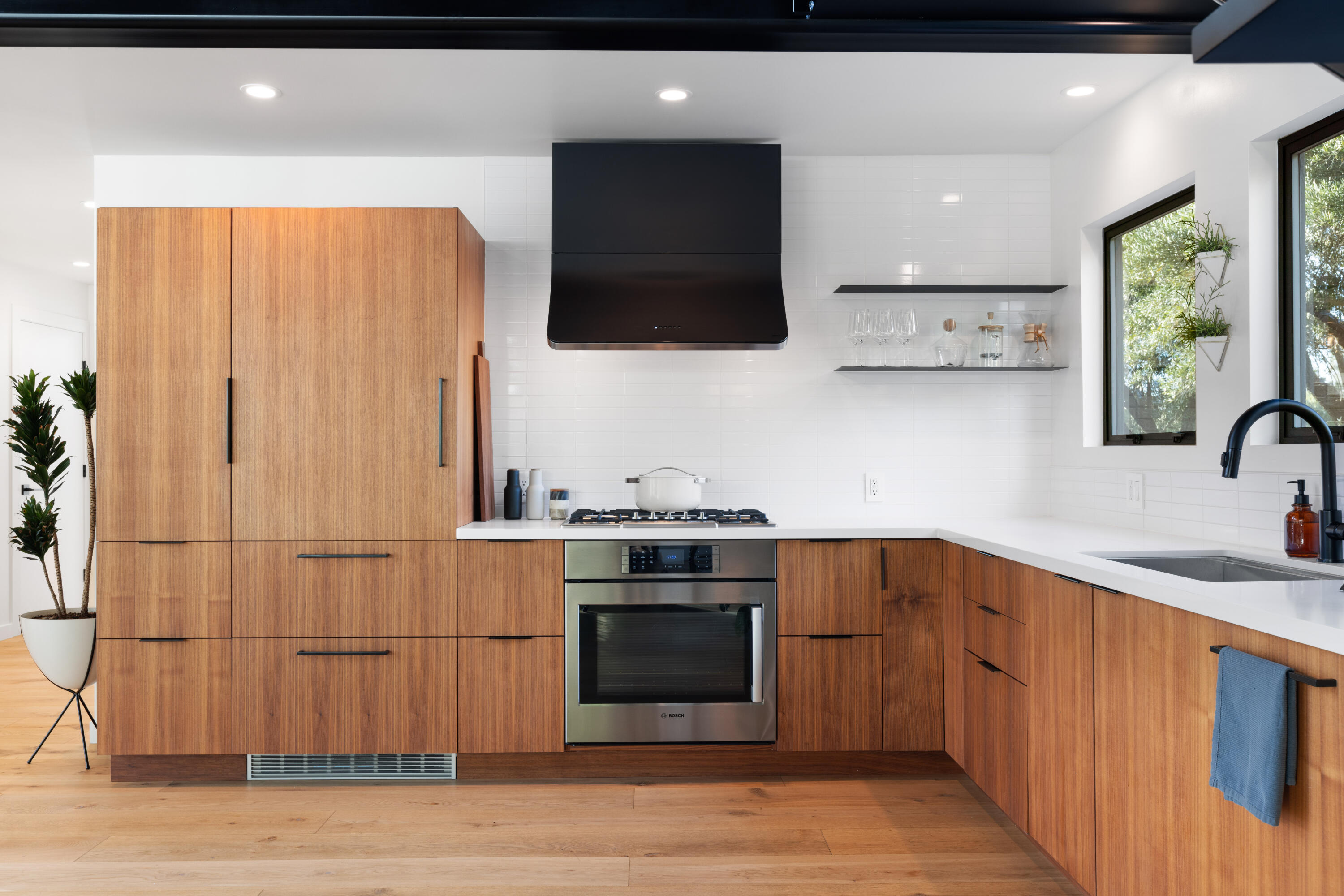 23204 Placid Road Palo Cedro, CA 96073 - Photo 14 of 71 a kitchen with stainless steel appliances a stove a sink and a microwave