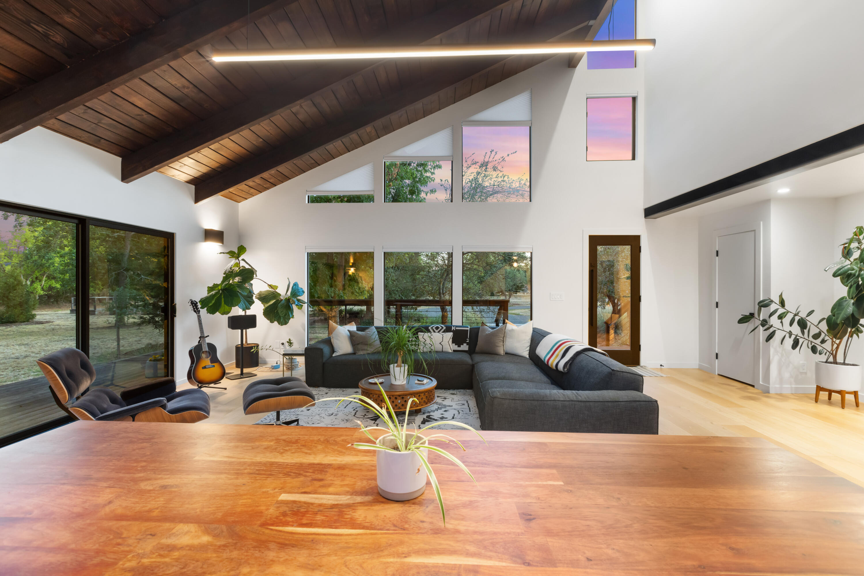 23204 Placid Road Palo Cedro, CA 96073 - Photo 42 of 71 Evening Livingroom Shot