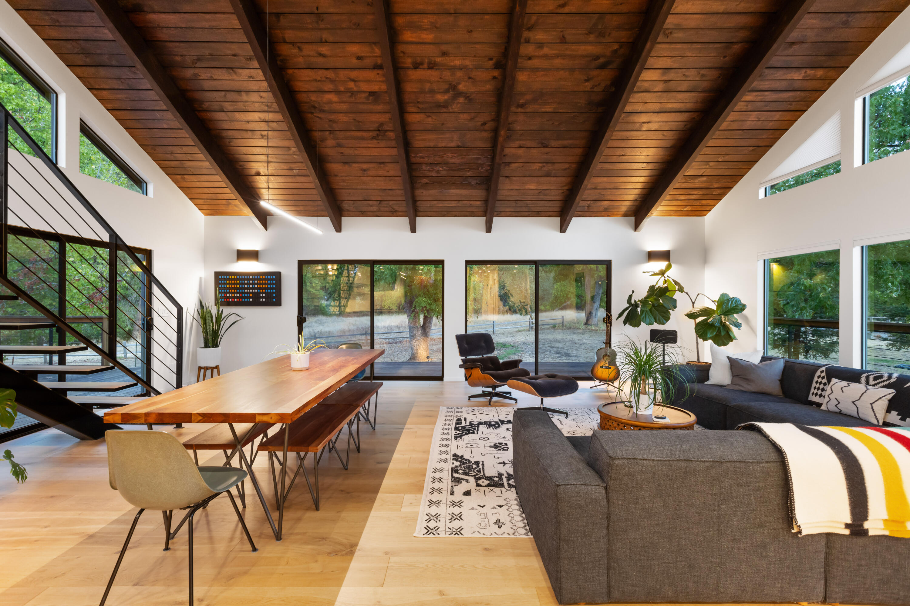 23204 Placid Road Palo Cedro, CA 96073 - Photo 43 of 71 Evening Livingroom Shot