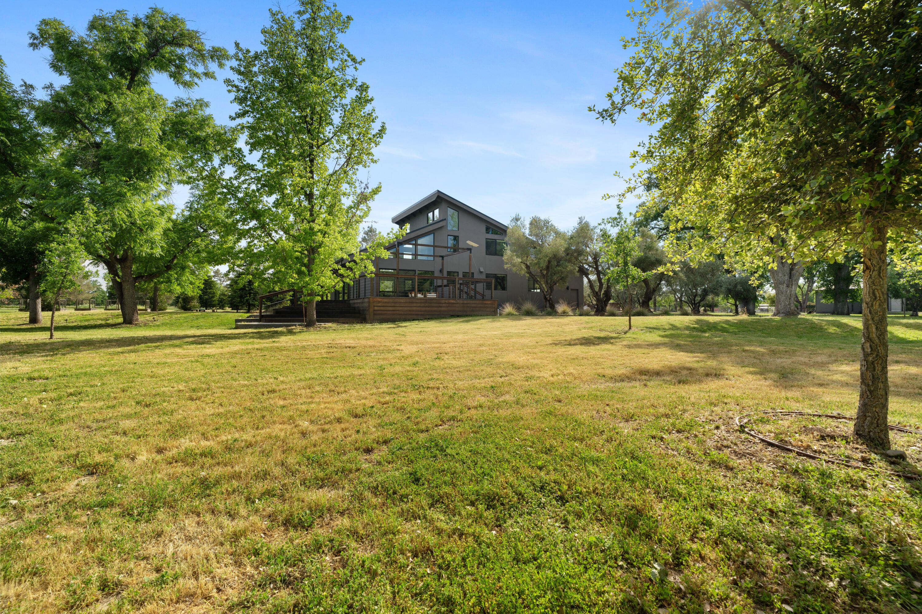 23204 Placid Road Palo Cedro, CA 96073 - Photo 53 of 71 a view of a large garden with large trees