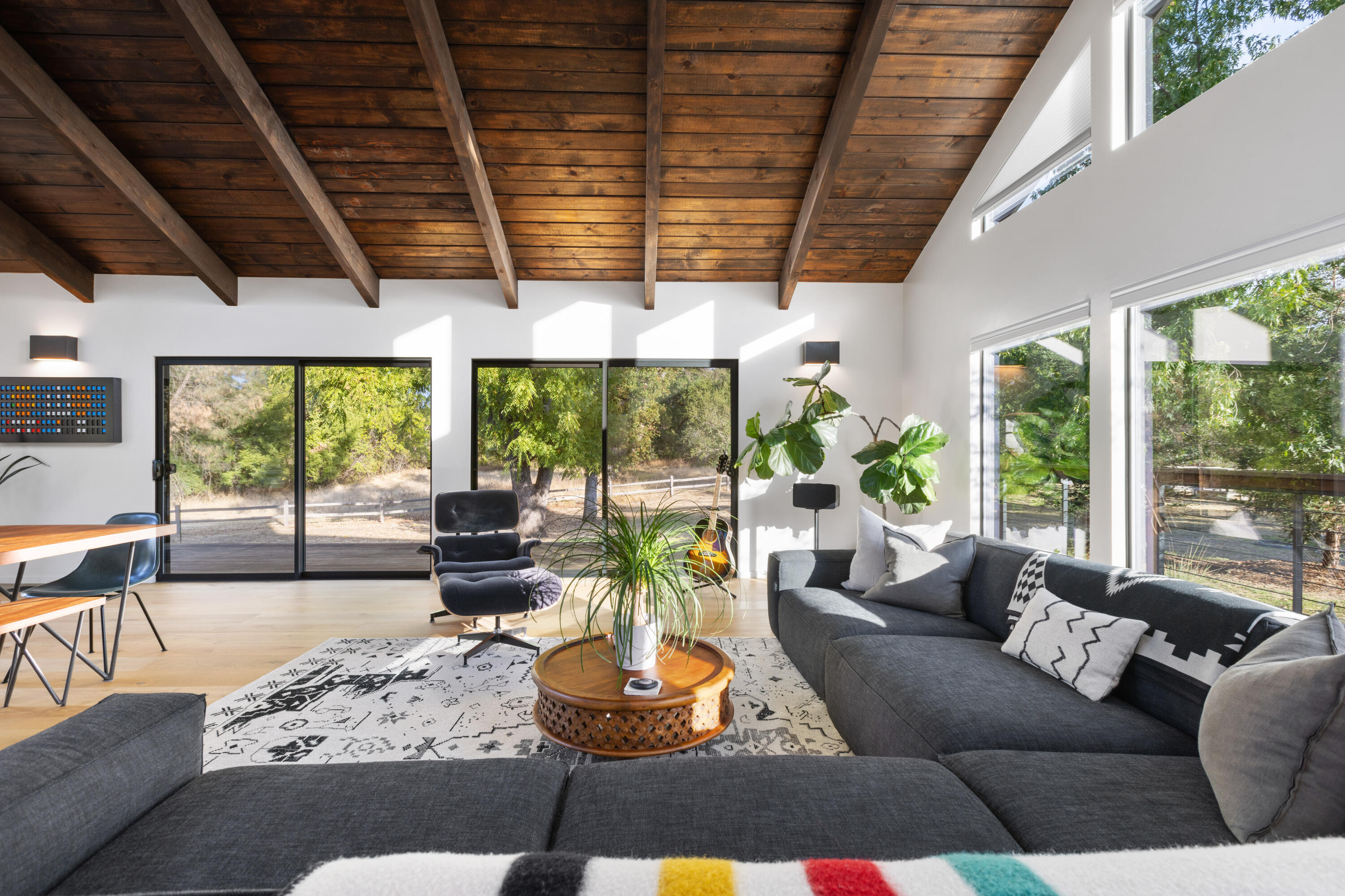 23204 Placid Road Palo Cedro, CA 96073 - Photo 6 of 71 a living room with furniture and a large window
