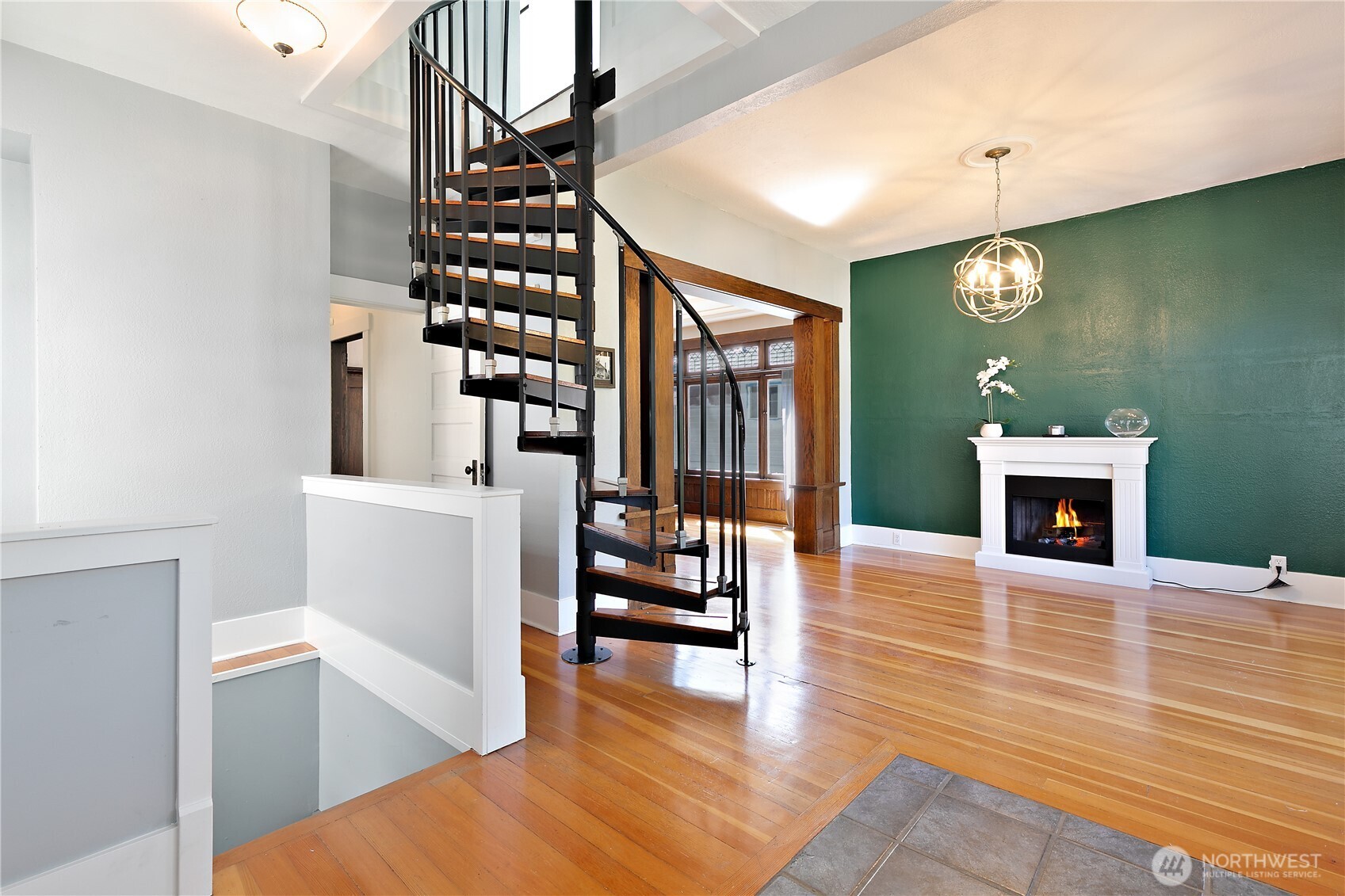 6540 19th Avenue Northeast Seattle, WA 98115 - Photo 3 of 40 a view of entryway and hall with wooden floor