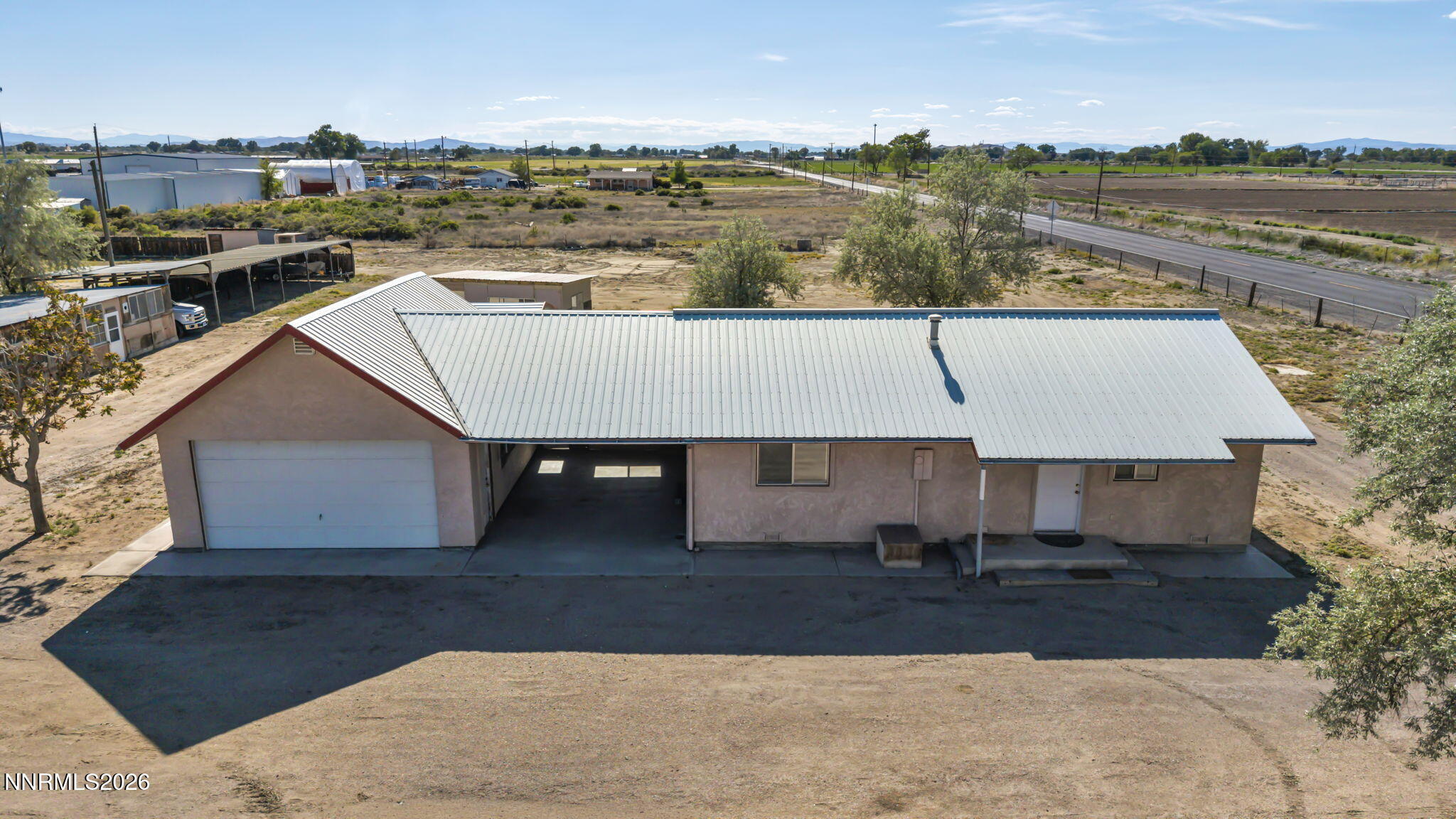 5250 Stillwater Road Fallon, NV 89406 - Photo 7 of 53 a view of a terrace with a lake