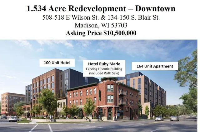 $10,500,000 | 522 East Wilson Street, Madison, WI 53703