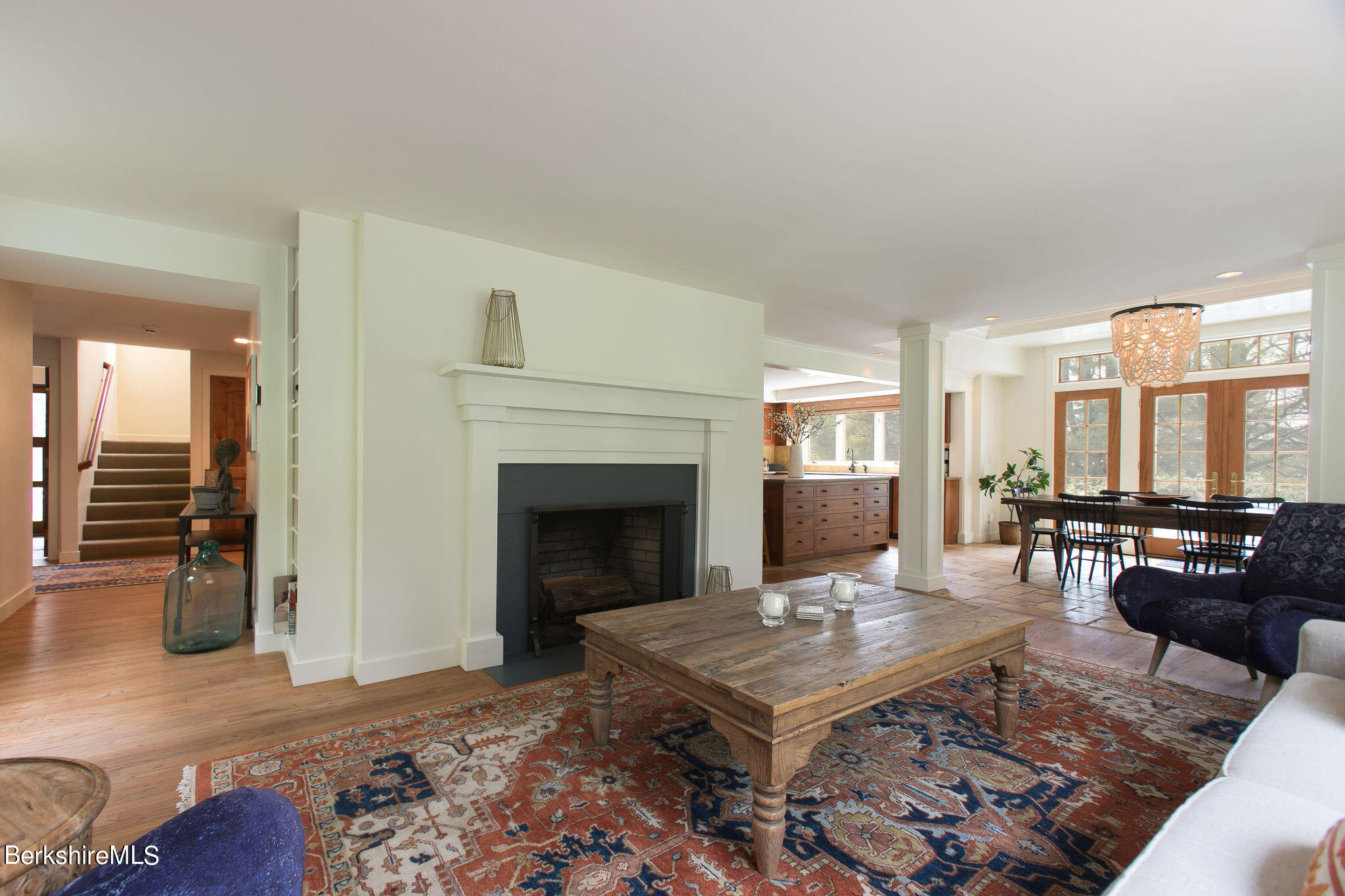 15 W Road Alford, MA 01266 - Photo 11 of 64 a living room with furniture and a fireplace