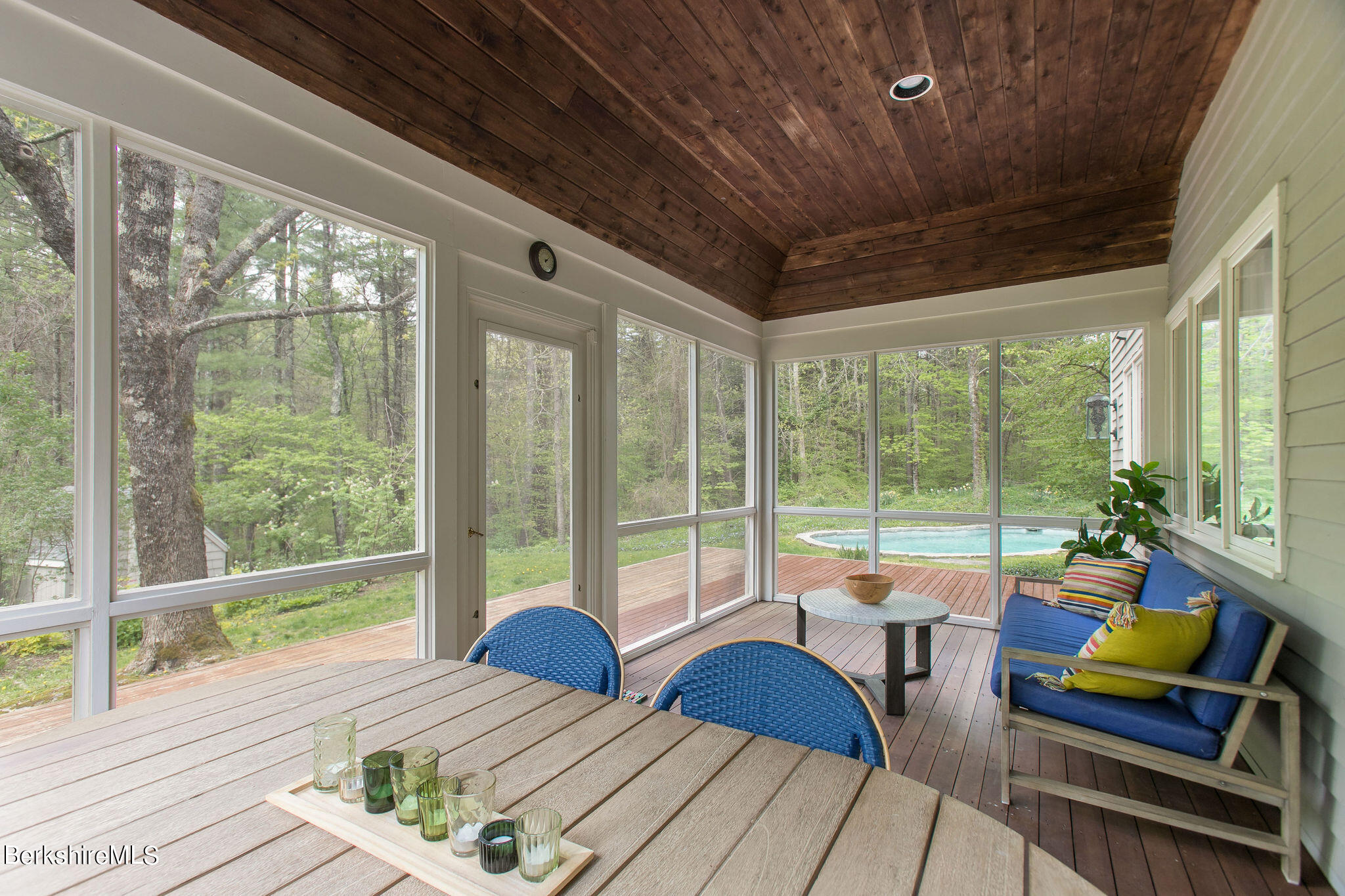 15 W Road Alford, MA 01266 - Photo 21 of 64 a bedroom with furniture and large windows