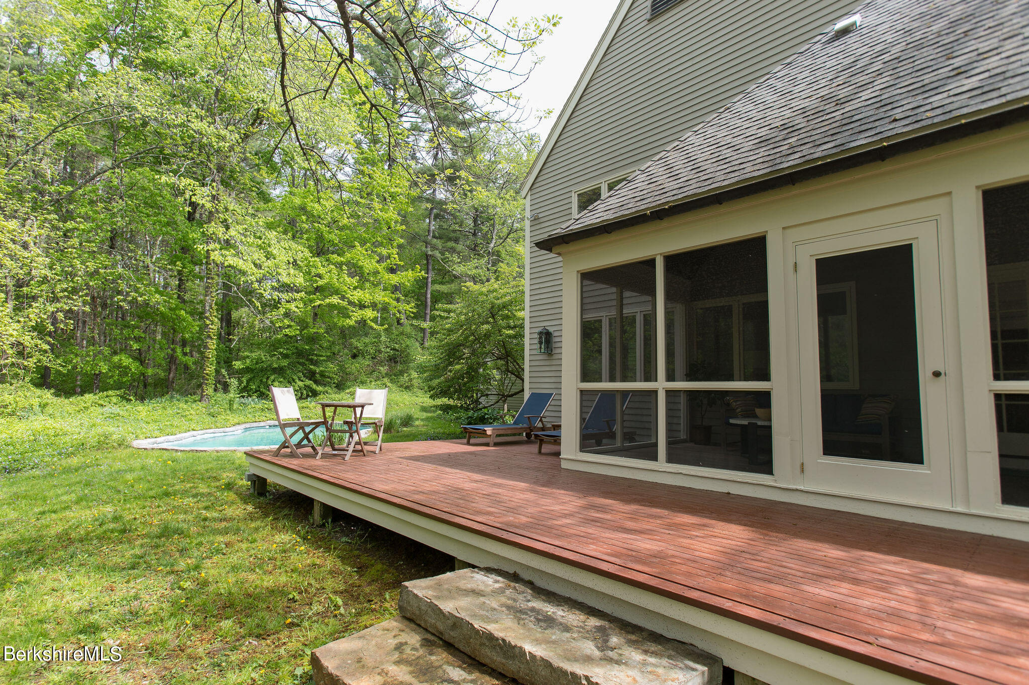 15 W Road Alford, MA 01266 - Photo 25 of 64 Rear Deck & Screened Porch