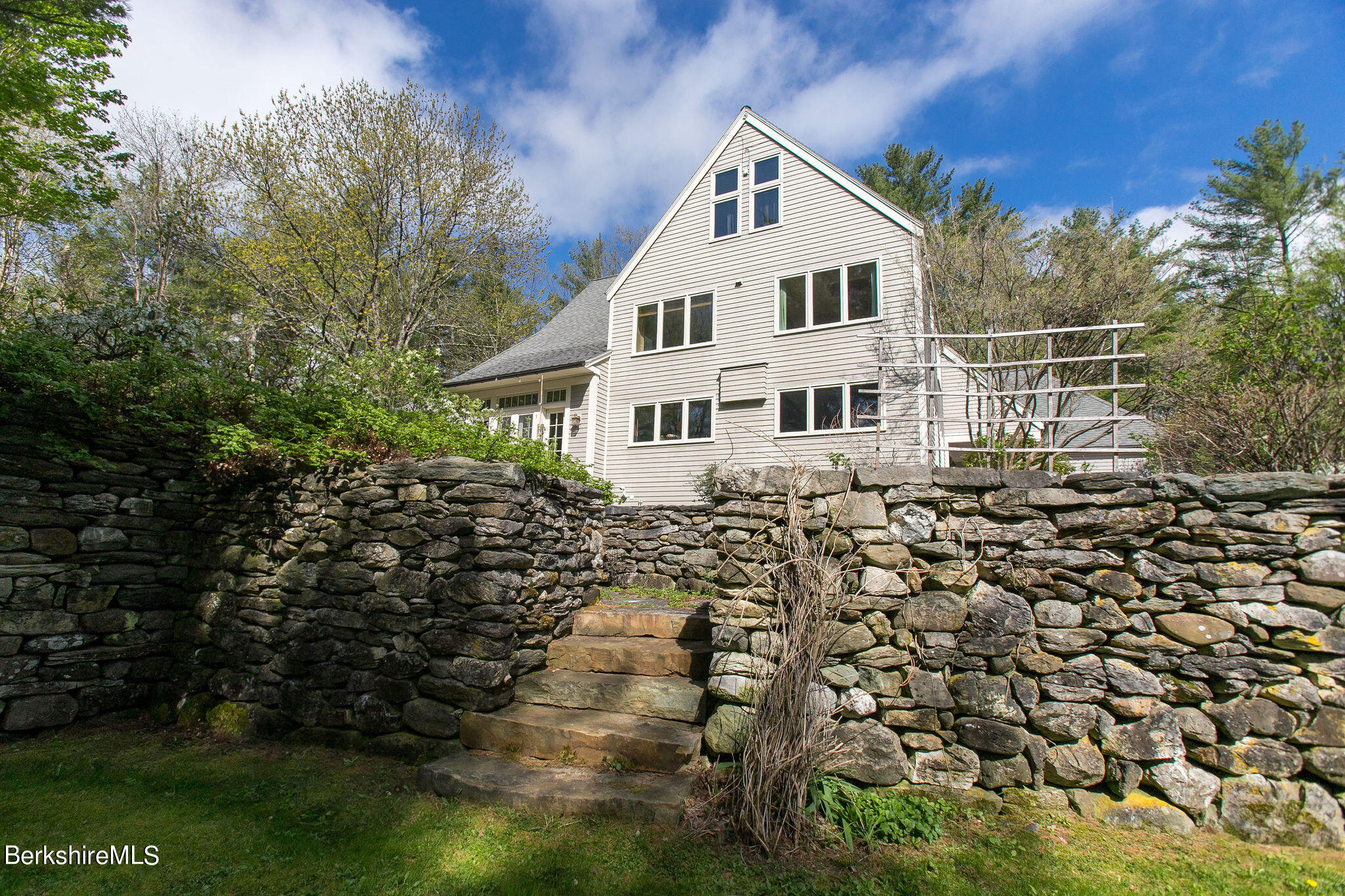 15 W Road Alford, MA 01266 - Photo 53 of 64 a view of a house with a garden
