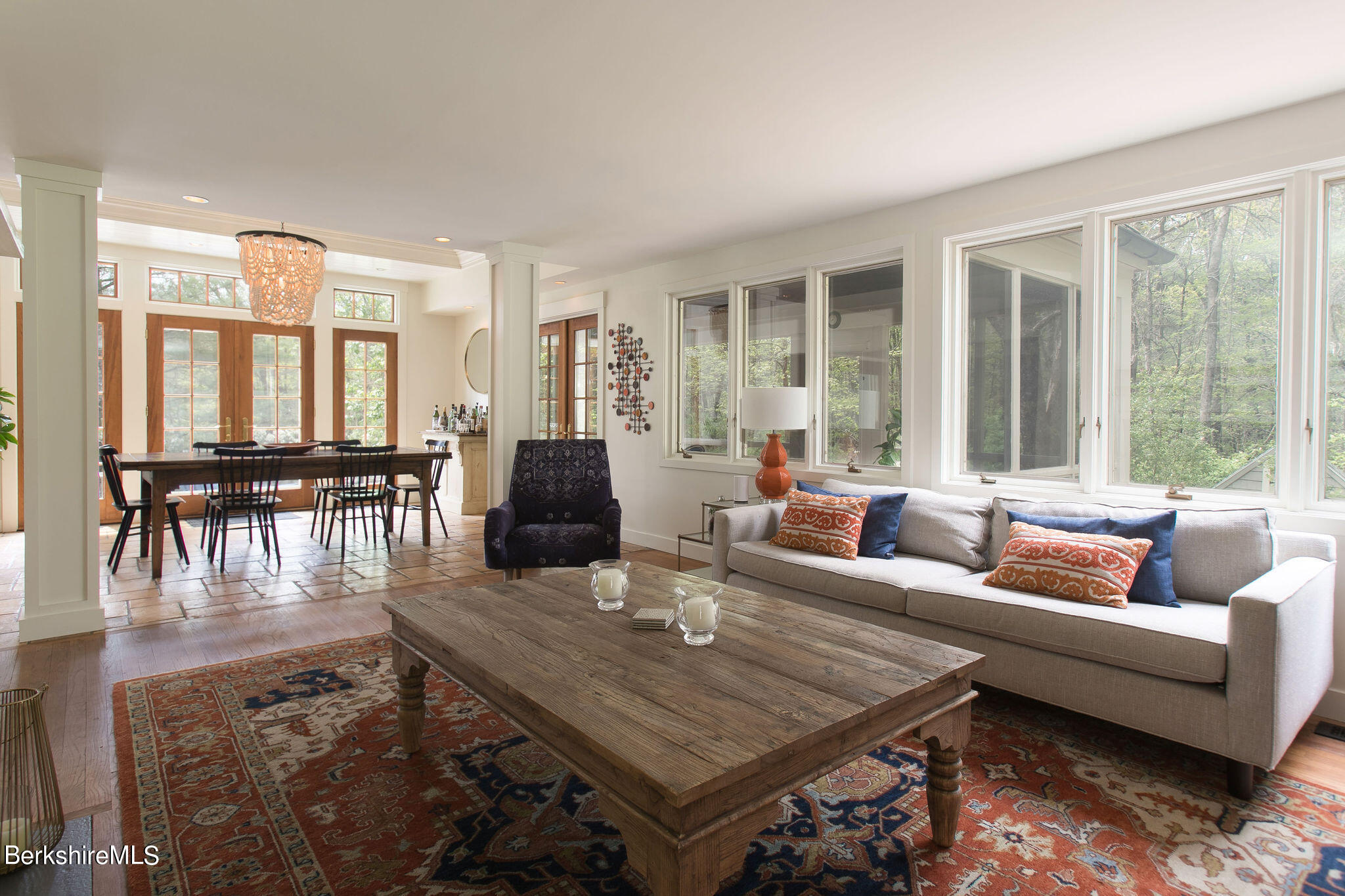 15 W Road Alford, MA 01266 - Photo 10 of 64 a living room with furniture and a large window