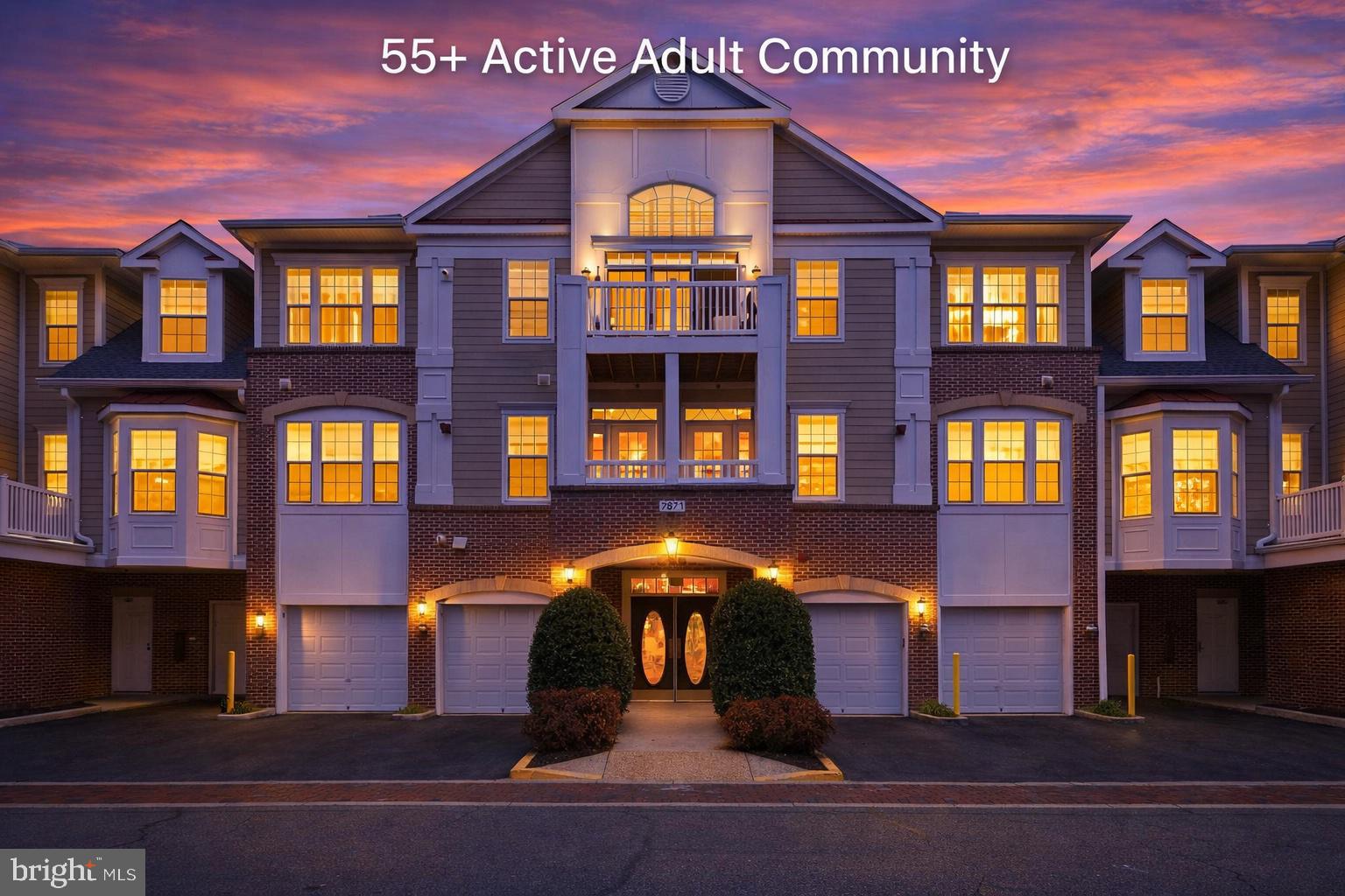 7871 Rolling Woods Court, Unit 1104 Springfield, VA 22152 - Photo 1 of 38 a front view of residential houses