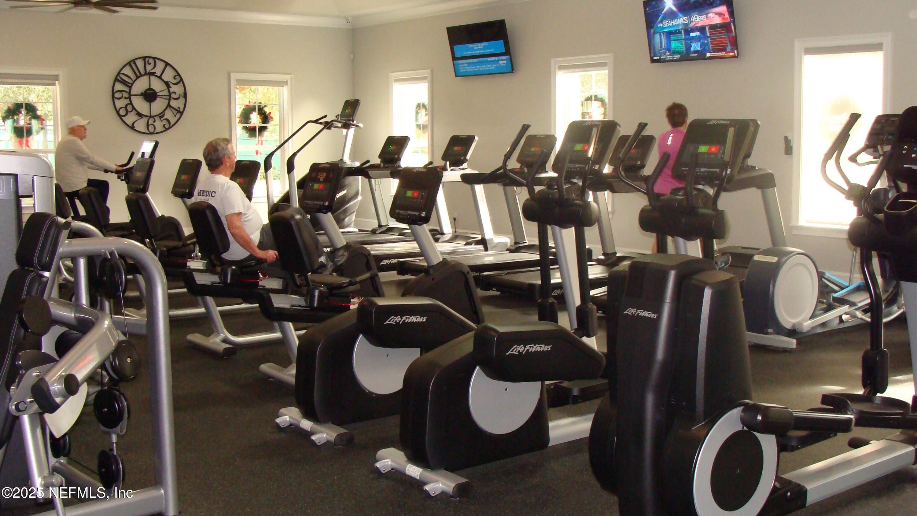 945 Registry Boulevard, Unit 212 St. Augustine, FL 32092 - Photo 22 of 26 a view of a room with gym equipment