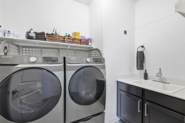 a backyard of a house with seating space