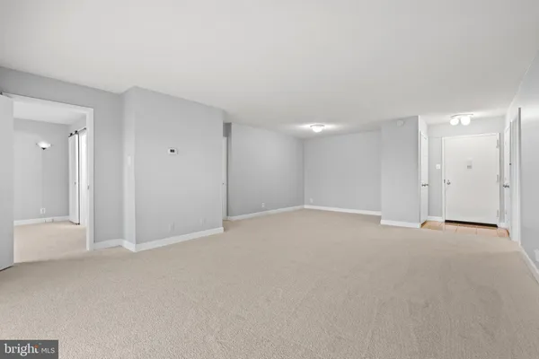 a view of an empty room