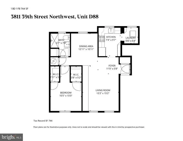$2,950 | 3811 39th Street Northwest, Unit D88, Washington, DC 20016