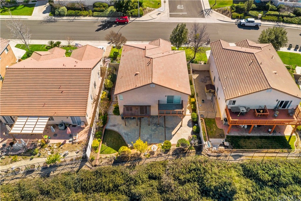 33782 Channel Street Temecula, CA 92592 - Photo 43 of 44 an aerial view of a house with a yard basket ball court and outdoor seating