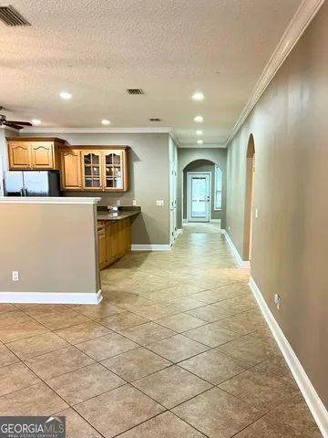 a view of kitchen and window