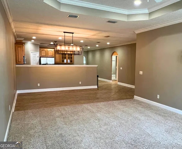 a view of a room with rack on the wall