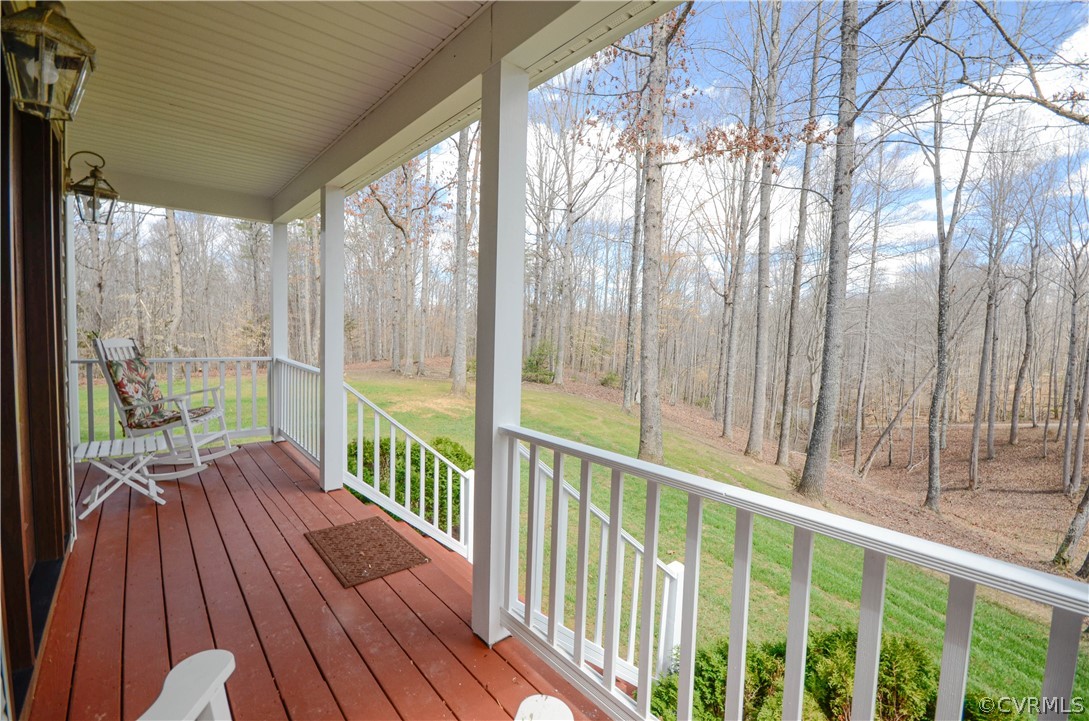 4400 Spring Rock Road Gum Spring, VA 23065 - Photo 6 of 35 a view of balcony with wooden floor