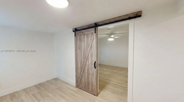 a view of a small space