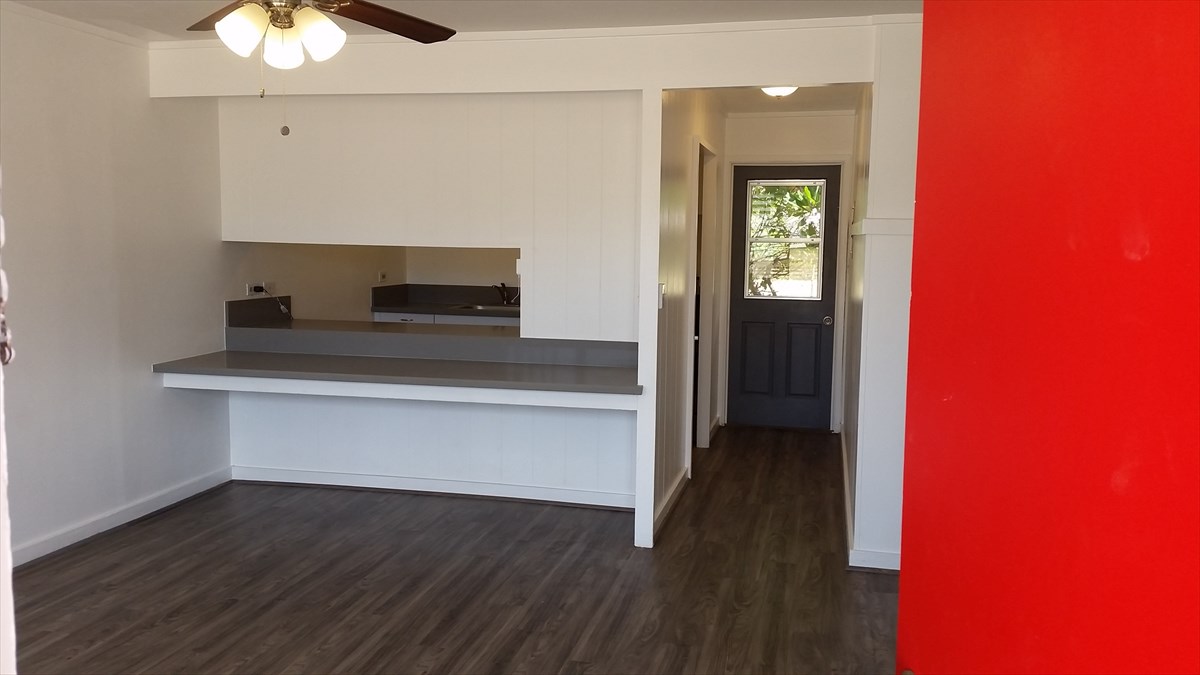 4517 Kala Road Kekaha, HI 96752 - Photo 16 of 19 a hallway with view of a living room