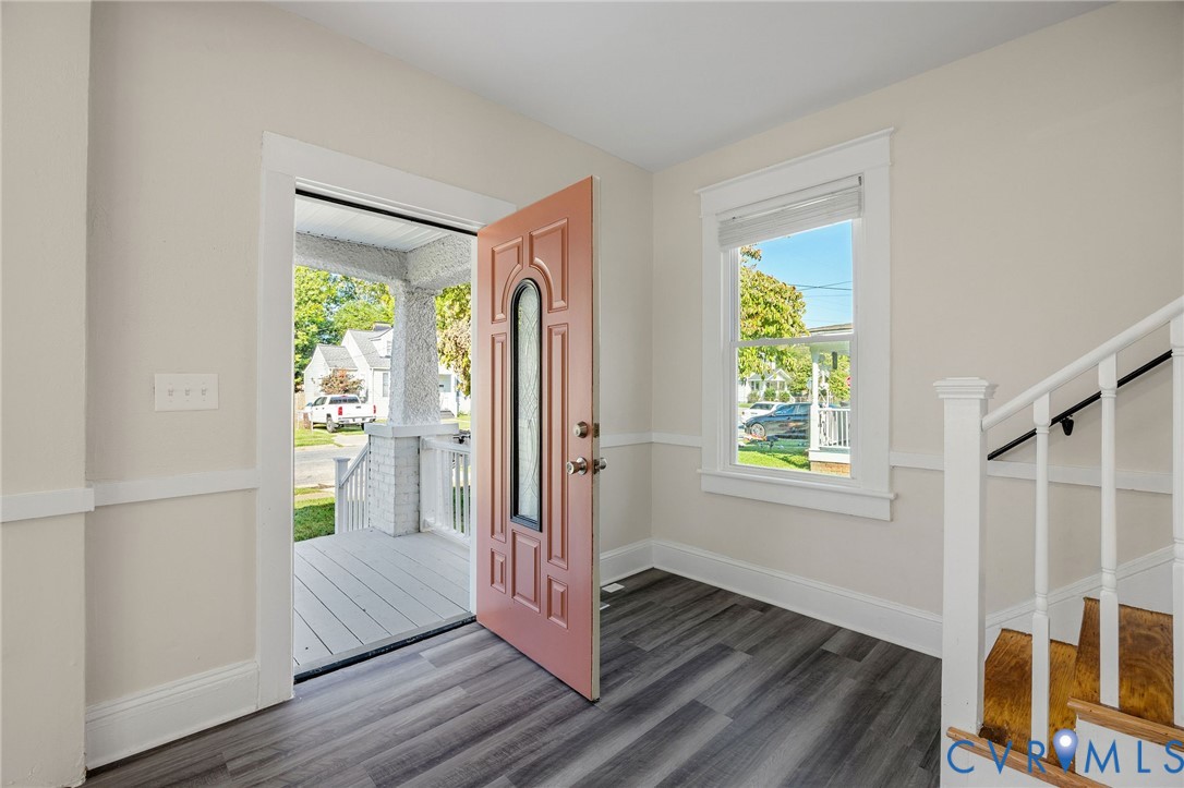 623 Colonial Avenue Colonial Heights, VA 23834 - Photo 8 of 44 a view of entryway with wooden floor