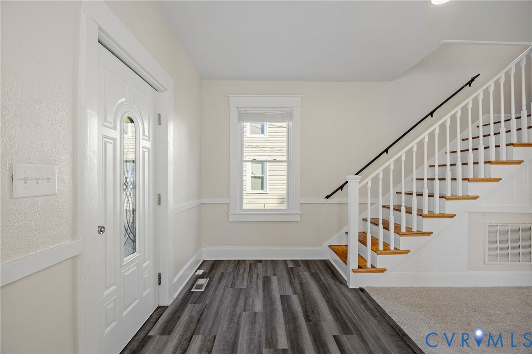 623 Colonial Avenue Colonial Heights, VA 23834 - Photo 10 of 44 a view of entryway and hall with wooden floor
