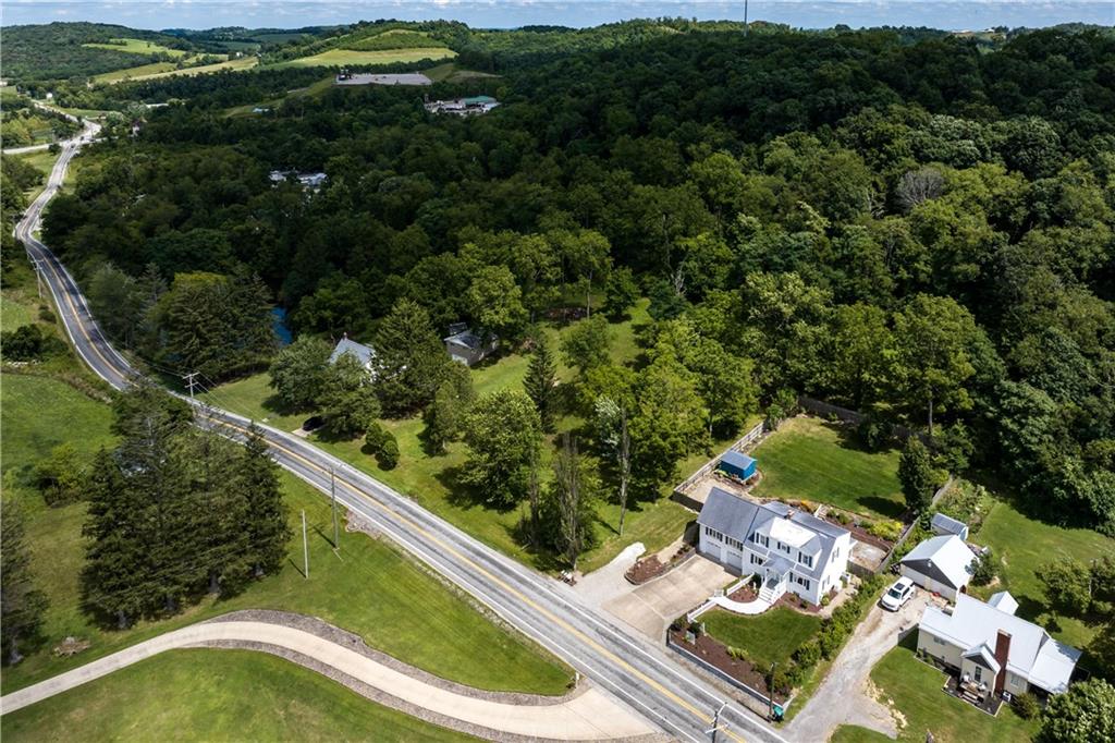 1580 Brush Run Road Washington, PA 15301 - Photo 5 of 27 an aerial view of residential houses with outdoor space and trees