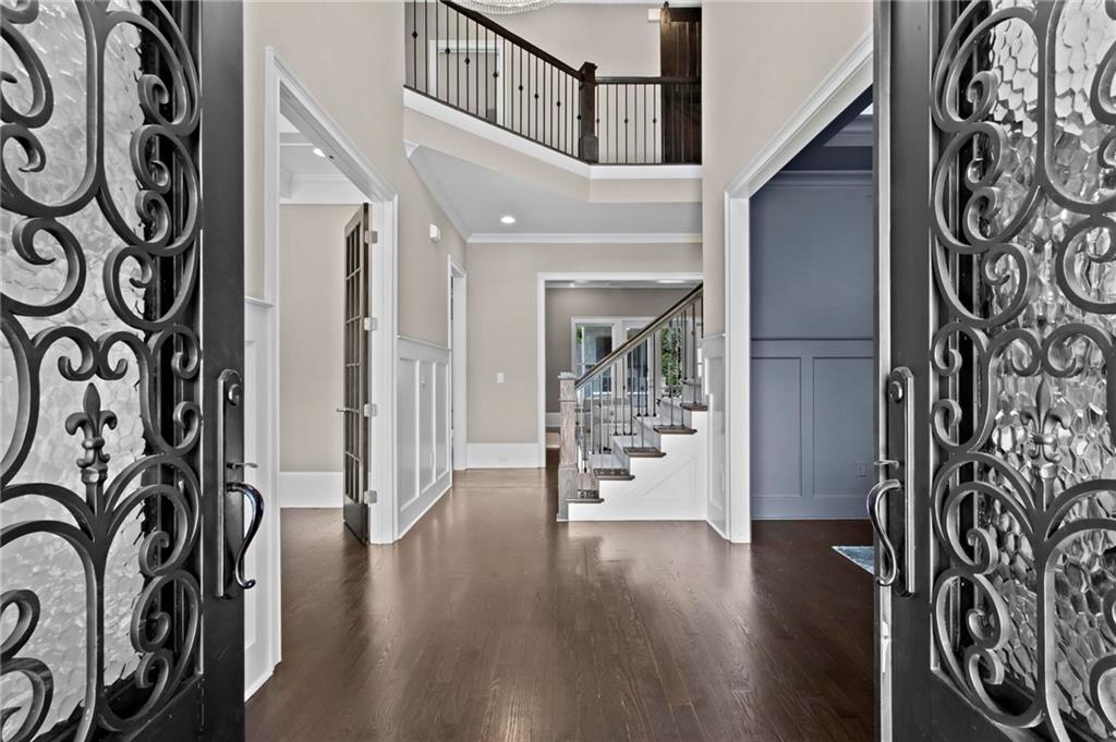 490 Belada Boulevard Atlanta, GA 30342 - Photo 3 of 42 a view of a entryway with wooden floor
