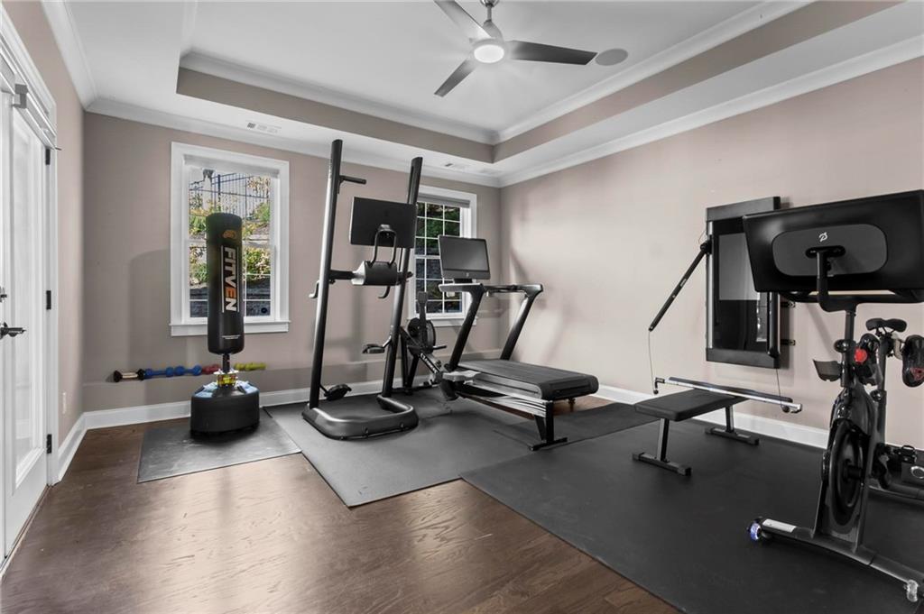 490 Belada Boulevard Atlanta, GA 30342 - Photo 34 of 42 a view of a room with gym equipment