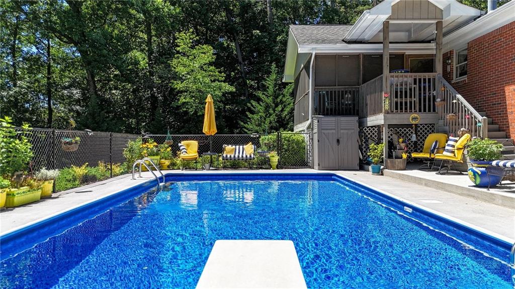 103 Mims Drive Calhoun, GA 30701 - Photo 29 of 34 swimming pool view with a seating space