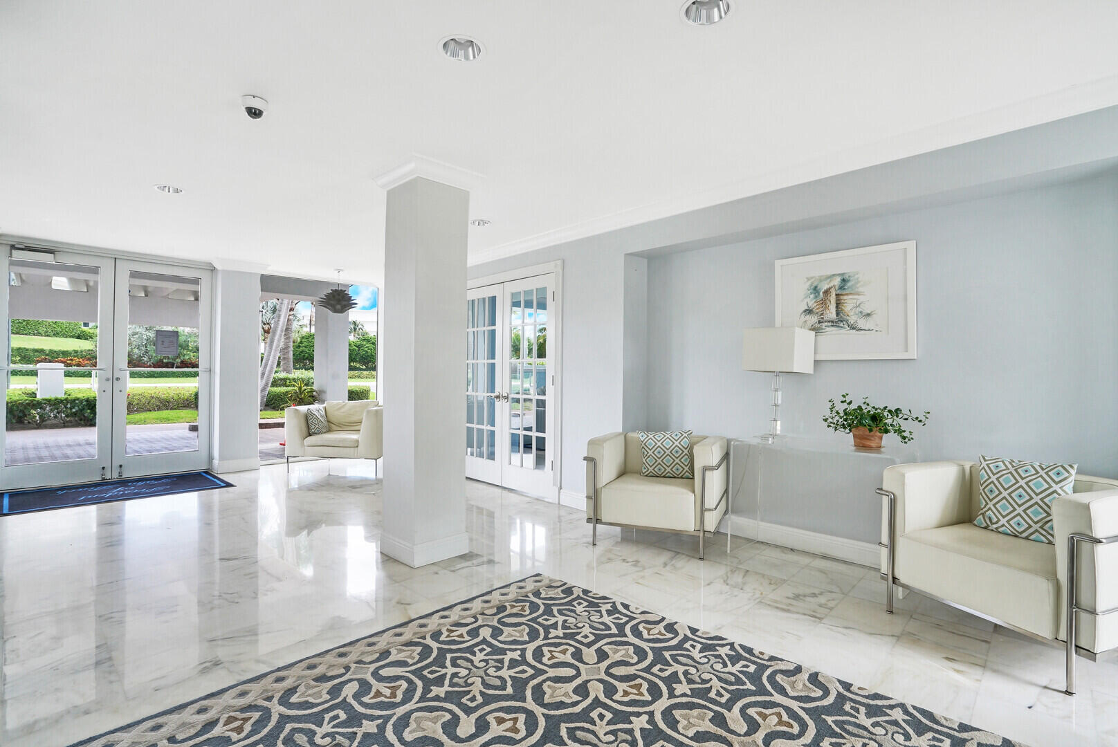 2505 South Ocean Boulevard, Unit 601 Palm Beach, FL 33480 - Photo 41 of 56 a living room with furniture and a large window