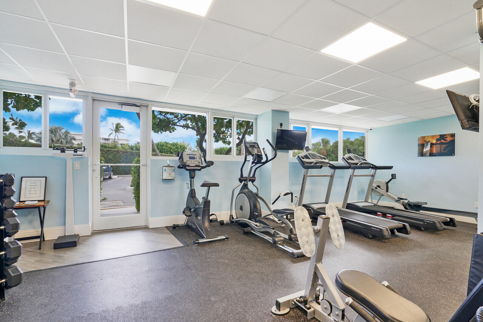 2505 South Ocean Boulevard, Unit 601 Palm Beach, FL 33480 - Photo 42 of 56 President Gym