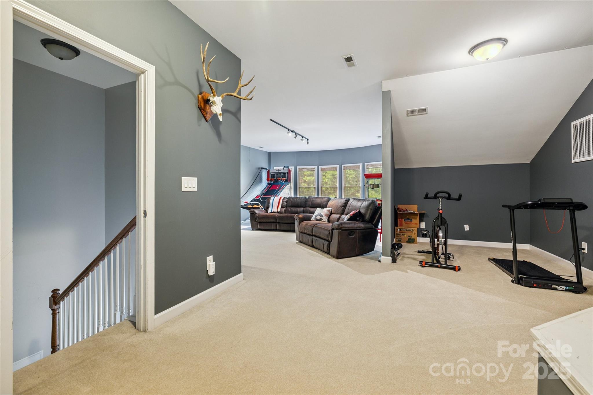 9142 Drayton Lane Indian Land, SC 29707 - Photo 36 of 48 a view of a livingroom with furniture and a gym machine