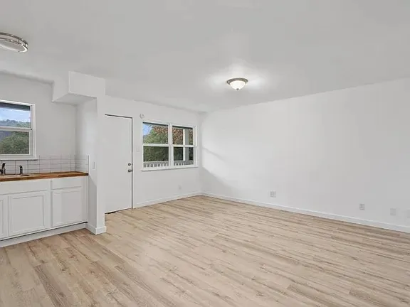 a view of balcony with couch