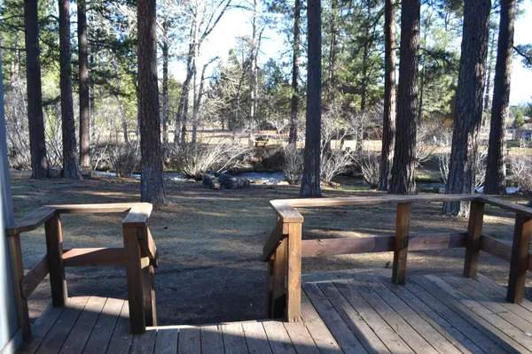 a view of outdoor space with chairs